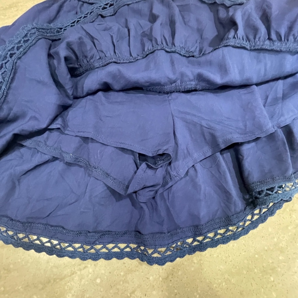 Chic Navy Ruffled Skort medium - Picture 3 of 5